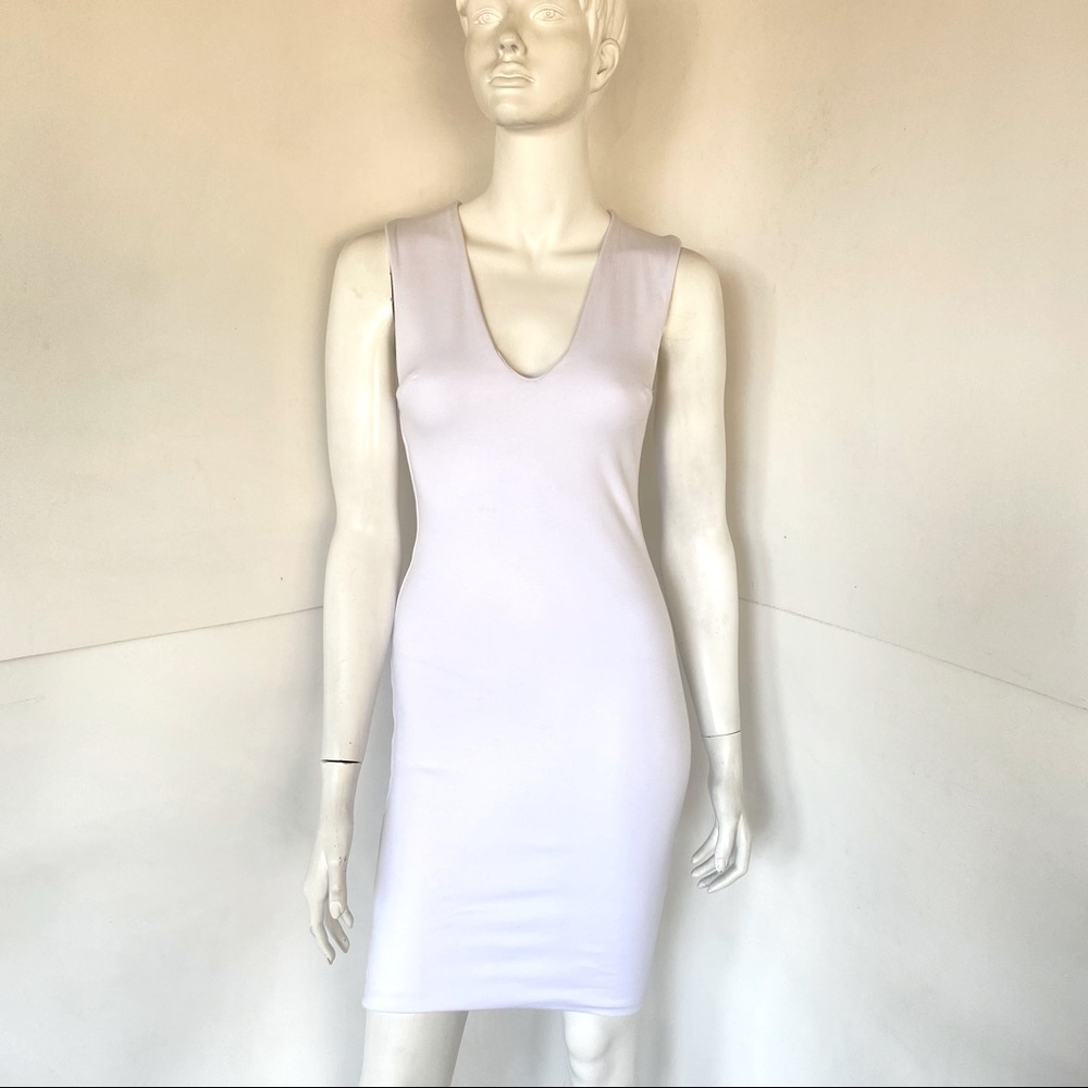 KOOKAI BODYCON WHITE SEXY DRESS